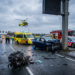 Twee ernstig gewonden bij zware eenzijdige crash op de Blaakweg in Tilburg