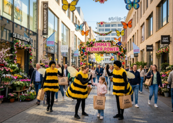 Straattheater en bloemenpracht tijdens lentefestival 'Emma’s Flower Power'