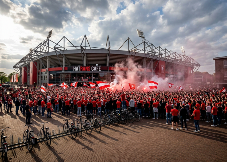 Feestelijk onthaal voor spelers bij De Grolsch Veste Feestelijk onthaal voor spelers bij De Grolsch Veste
