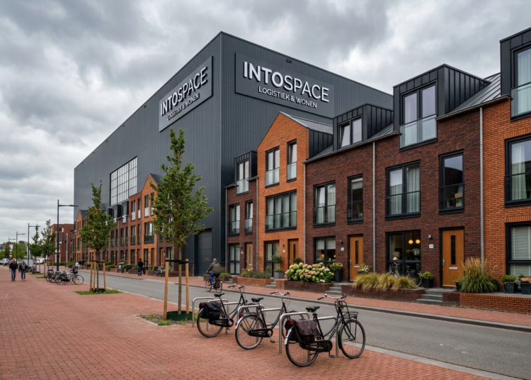 Opvallend bouwproject: 300 woningen moeten nieuw distributiecentrum 'inpakken' Opvallend bouwproject: 300 woningen moeten nieuw distributiecentrum 'inpakken'
